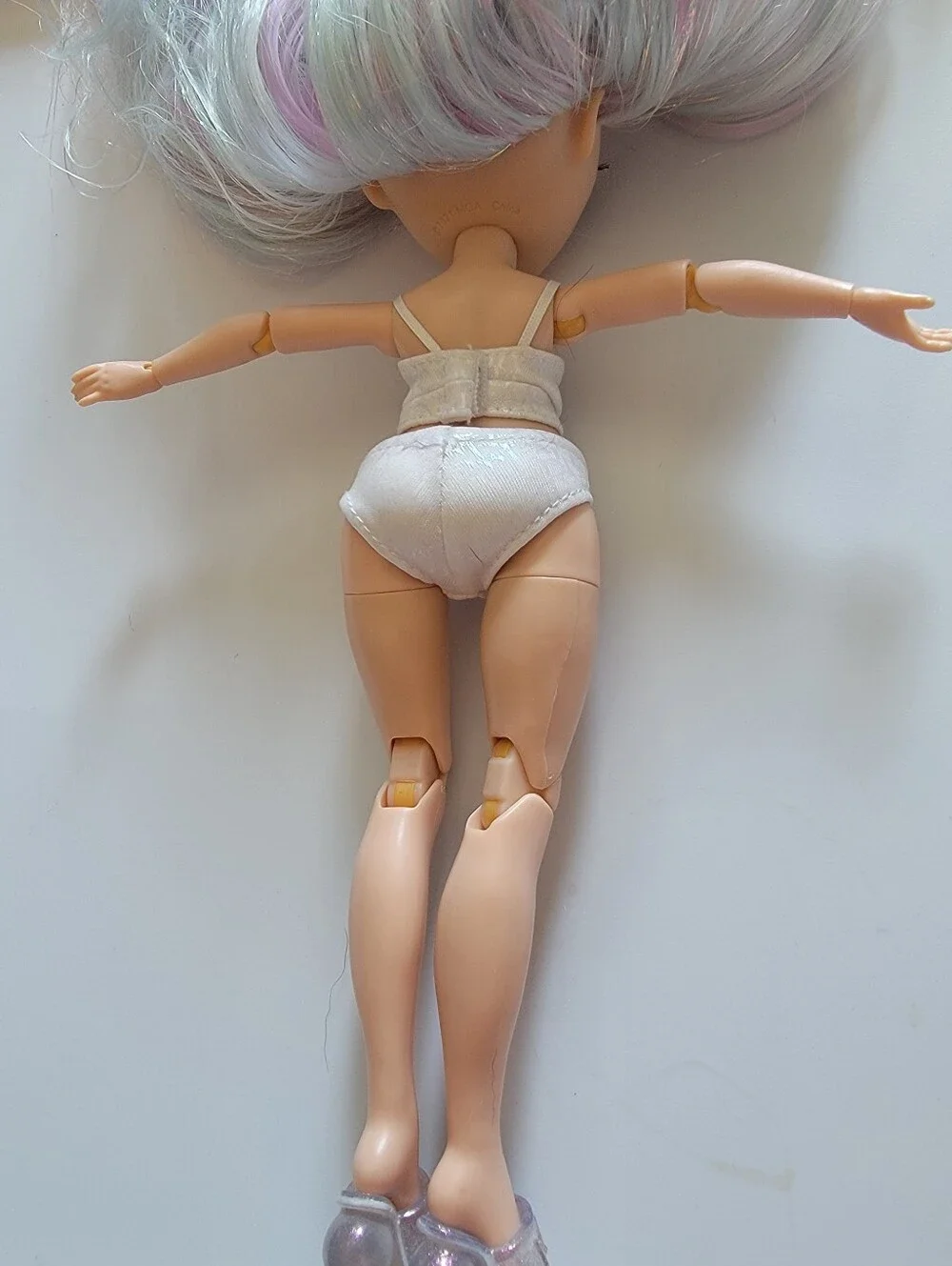 Rainbow High Margot De Perla Doll — Silver/Pastel Hair, Glitter Slides